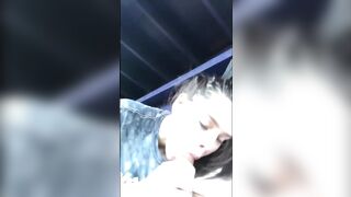 Perfect Hottie Vulgar Eighteen gives a sloppy oral sex into Outdoor