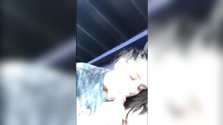 Perfect Hottie Vulgar Eighteen gives a sloppy oral sex into Outdoor
