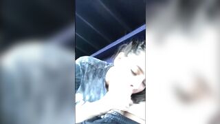 Perfect Hottie Vulgar Eighteen gives a sloppy oral sex into Outdoor
