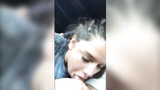 Perfect Hottie Vulgar Eighteen gives a sloppy oral sex into Outdoor