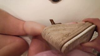 Shoejob and turf job in wedges
