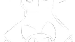 Floraverse Mellie and Claud Furry Yiff Inflation Belly on the Train in