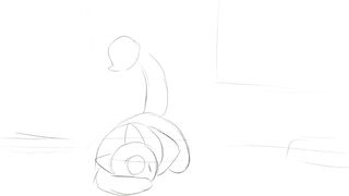 Floraverse Mellie and Claud Furry Yiff Inflation Belly on the Train in