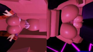 Thicc Roblox women Gets Banged! by 2 Dudes inside a Hotel at