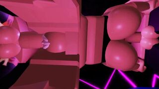 Thicc Roblox women Gets Banged! by 2 Dudes inside a Hotel at