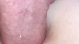Please Cum inside my Butt!!! Extreme Close up Anal -amateur Homemade-