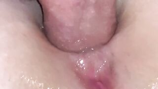Please Cum inside my Butt!!! Extreme Close up Anal -amateur Homemade-