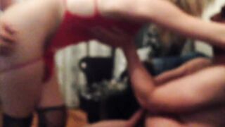 Blonde Cuckold Ex-Fiance Shared with two Guys