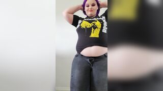 Trying on my older Clothes