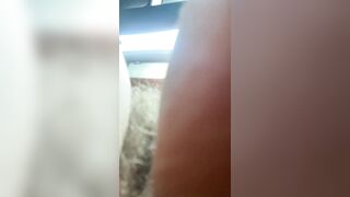 Flashing no Underwear Twat and Titties while Driving Vehicle. AMoteur mom Outdoors Vehicle Masturbation. Outside