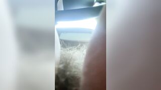 Flashing no Underwear Twat and Titties while Driving Vehicle. AMoteur mom Outdoors Vehicle Masturbation. Outside
