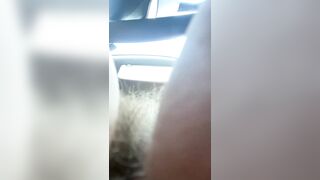 Flashing no Underwear Twat and Titties while Driving Vehicle. AMoteur mom Outdoors Vehicle Masturbation. Outside