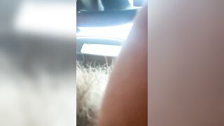 Flashing no Underwear Twat and Titties while Driving Vehicle. AMoteur mom Outdoors Vehicle Masturbation. Outside