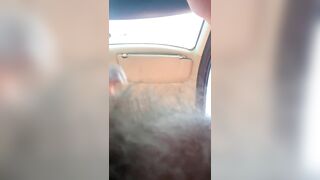 Flashing no Underwear Twat and Titties while Driving Vehicle. AMoteur mom Outdoors Vehicle Masturbation. Outside