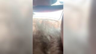 Flashing no Underwear Twat and Titties while Driving Vehicle. AMoteur mom Outdoors Vehicle Masturbation. Outside