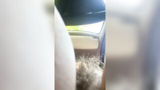 Flashing no Underwear Twat and Titties while Driving Vehicle. AMoteur mom Outdoors Vehicle Masturbation. Outside