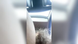 Flashing no Underwear Twat and Titties while Driving Vehicle. AMoteur mom Outdoors Vehicle Masturbation. Outside