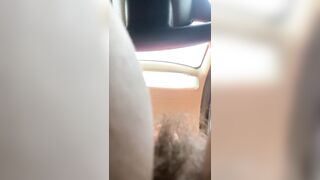 Flashing no Underwear Twat and Titties while Driving Vehicle. AMoteur mom Outdoors Vehicle Masturbation. Outside