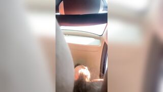 Flashing no Underwear Twat and Titties while Driving Vehicle. AMoteur mom Outdoors Vehicle Masturbation. Outside