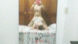 Fucking a Crazy Hot White Booty. with Dress and G-String