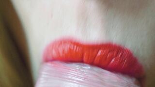 Tongue Showing Off Fellatio