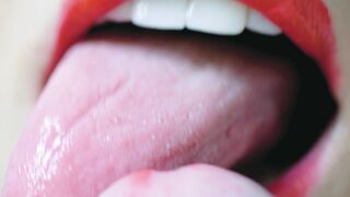 Tongue Showing Off Fellatio