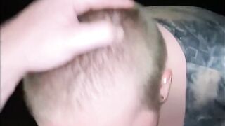 Babe plus Sized BBW offer me Good Fellatio on the Couch
