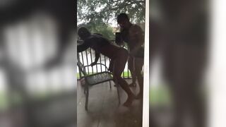 Hot cougar Fucks Muscular Cucks Booty outdoors with a Long 11 Inch Dick