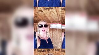 Lusty cougar makes Home Depot “She-Shed” her Bitch!!!
