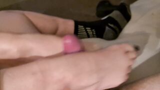 Toejob Stinky Size three UK mom Foot