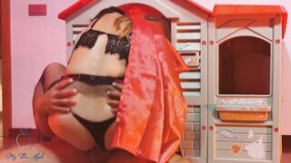 REAL Fantasy Dream COSPLAY with Stunning milf as little Red Rides Hood 
