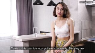 Guzy Cabrera masturbates first time on camera