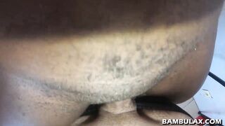 pov white penis fucks african 19 year old and cummed