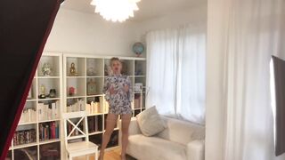 RubyRokkit Fucks Dildo and Huge Ebony Dilldo