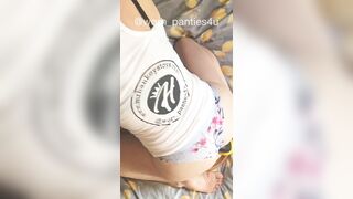 Ride mr Hankeys Beowulf Deep inside my Vagina on a Mirror
