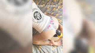 Ride mr Hankeys Beowulf Deep inside my Vagina on a Mirror