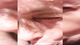 FAT Penis Blowing, FAST Tongue Slapping Oral Sex, OUT into Nature, Older Nude Milf, White Wedges