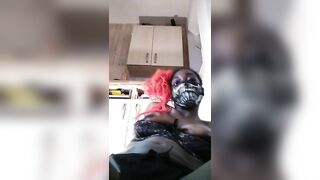 Beauty Masked African Hot Squirts