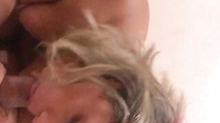 Safadinha do Forró swallowing a long penis all over