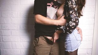 Give a Oral Sex to his Stepbrother and allows him to Cum inside his Mouth.