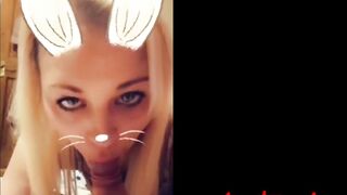 SNAPCHAT BUNNY offer Bj for Cum XXX