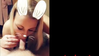 SNAPCHAT BUNNY offer Bj for Cum XXX