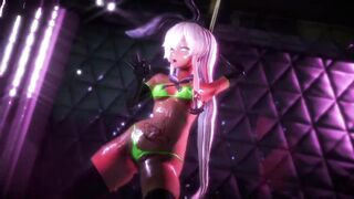 【MMD R-19 year old SEX DANCE】BUNNY EROTIC HOT BODY LONG BUTTS テイスティインテンスセックス [MMD]