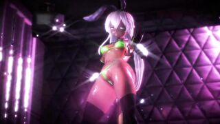 【MMD R-19 year old SEX DANCE】BUNNY EROTIC HOT BODY LONG BUTTS テイスティインテンスセックス [MMD]