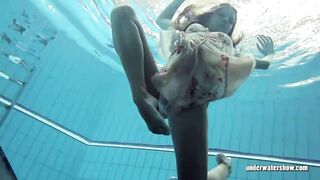 Beautifully clothed underwater Bombshell Lucy Gurchenko