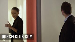 Hardcore trio with big boobed Anna Polina