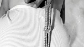 Subspace: Part 1/3 slave Training - Hair Tie, Gag Ball, Heels Tie, ON HER KNEES