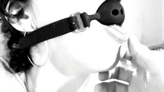 Subspace: Part 1/3 slave Training - Hair Tie, Gag Ball, Heels Tie, ON HER KNEES