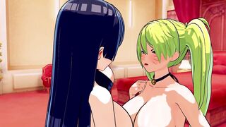 Hinata Sakura and Naruko 3 Way (naruto)