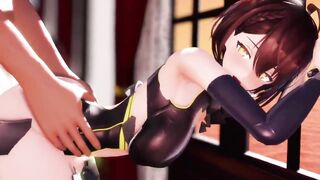 【MMD R-19 yo SEX DANCE】BALTIMORE CUTIE SEX CUM IN LONG BUTT 精液だらけの変態 [MMD]